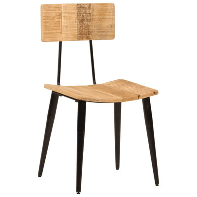 Ruokatuolit 2 kpl 44x40x80 cm täysi mangopuu
