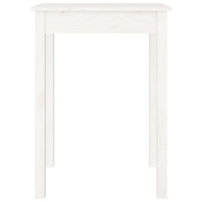 Puinen ruokapöytä valkoinen Olden 55x55x75 cm