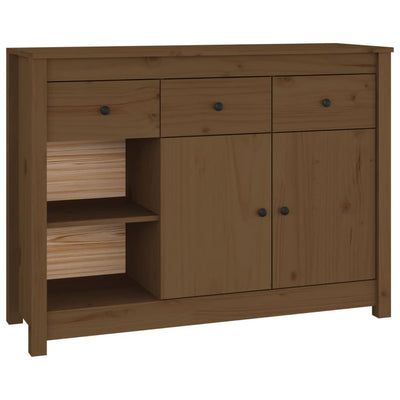 Senkki hunajanruskea 100x35x74 cm täysi mänty