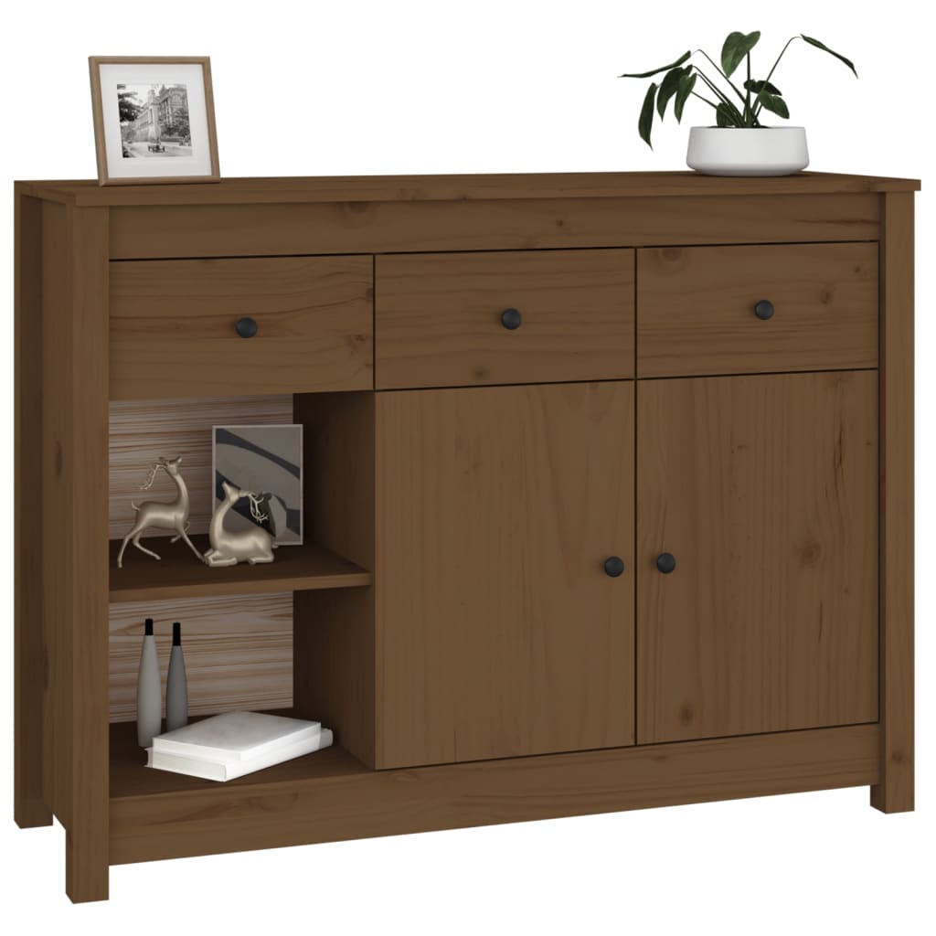 Hunajanruskea senkki Kade 100x35x74cm (mänty)