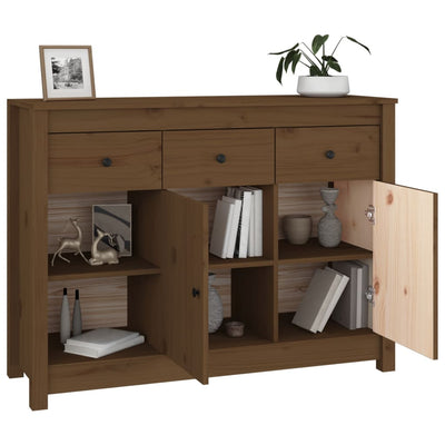Senkki hunajanruskea 100x35x74 cm täysi mänty