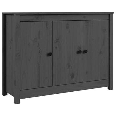 Senkki harmaa 100x35x74 cm täysi mänty