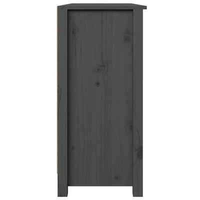 Senkki harmaa 100x35x74 cm täysi mänty