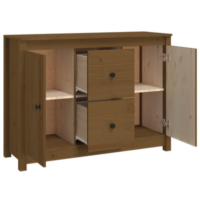 Senkki hunajanruskea 100x35x74 cm täysi mänty
