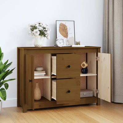Senkki hunajanruskea 100x35x74 cm täysi mänty