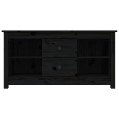 TV-taso musta 103x36,5x52 cm täysi mänty