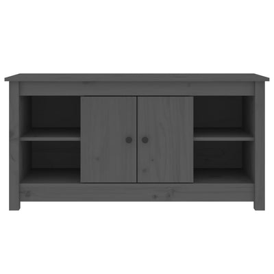 TV-taso harmaa 103x36,5x52 cm täysi mänty