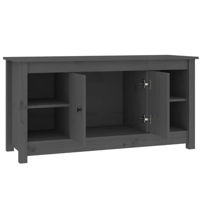 TV-taso harmaa 103x36,5x52 cm täysi mänty
