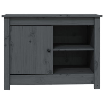 TV-kaappi harmaa 70x36,5x52 cm täysi mänty