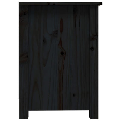 TV-kaappi musta 70x36,5x52 cm täysi mänty