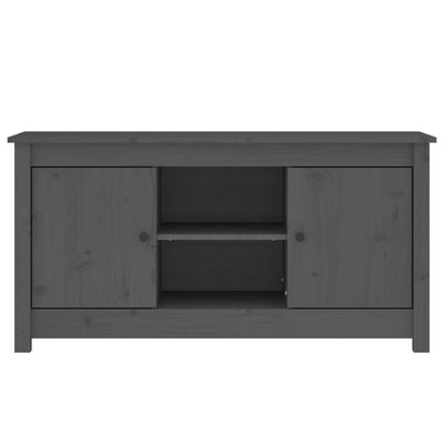 TV-taso harmaa 103x36,5x52 cm täysi mänty