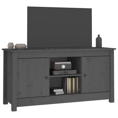 TV-taso harmaa 103x36,5x52 cm täysi mänty