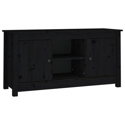 TV-taso musta 103x36,5x52 cm täysi mänty