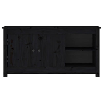 TV-taso musta 103x36,5x52 cm täysi mänty