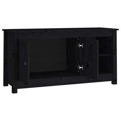TV-taso musta 103x36,5x52 cm täysi mänty