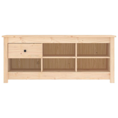 Kenkäkaappi 110x38x45,5 cm täysi mänty