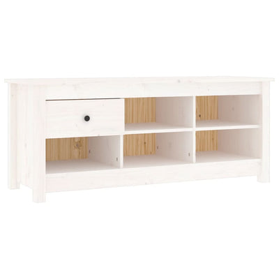 Kenkäkaappi valkoinen 110x38x45,5 cm täysi mänty