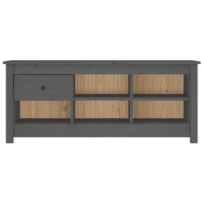 Harmaa kenkäkaappi Evdochina 110x38x45,5cm (mänty)