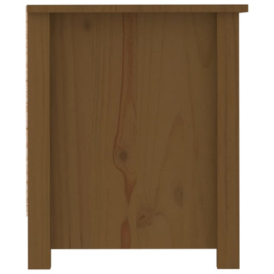 Kenkäkaappi hunajanruskea 110x38x45,5 cm täysi mänty