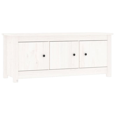 Kenkäkaappi valkoinen 110x38x45,5 cm täysi mänty