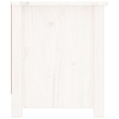 Kenkäkaappi valkoinen 110x38x45,5 cm täysi mänty
