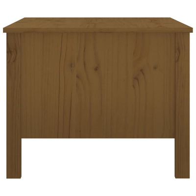 Sohvapöytä hunajanruskea 100x50x40 cm täysi mänty