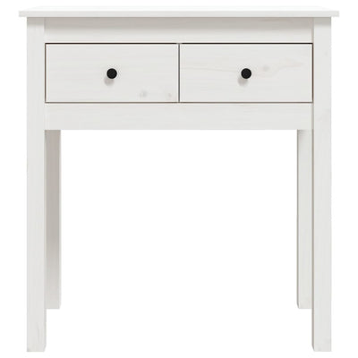 Valkoinen konsolipöytä Aug 70x35x75cm (mänty)