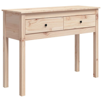 Konsolipöytä 100x35x75 cm täysi mänty