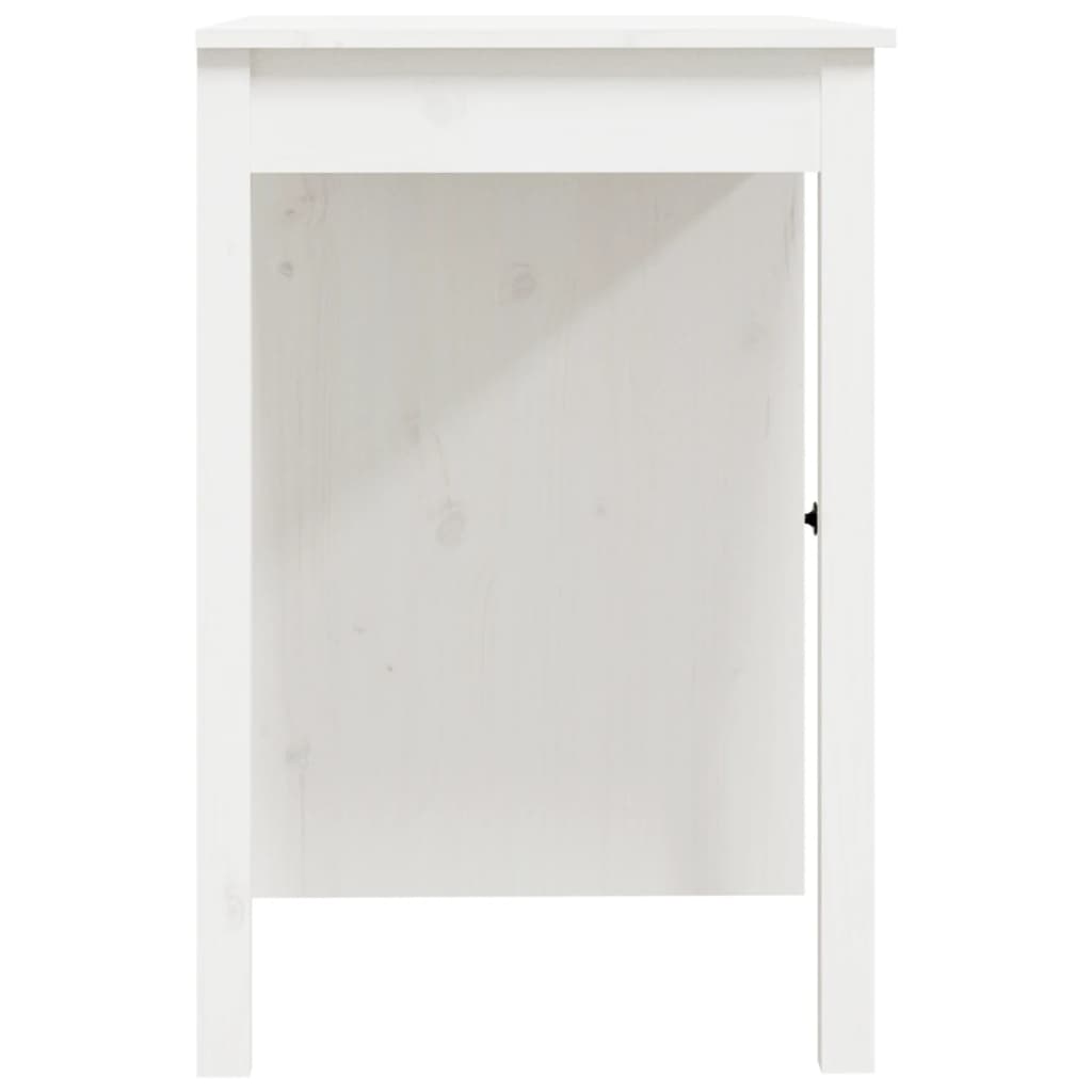 Valkoinen työpöytä Kylie 100x50x75cm (mänty)