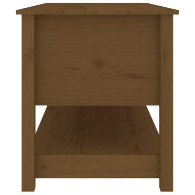 Sohvapöytä hunajanruskea 102x49x55 cm täysi mänty