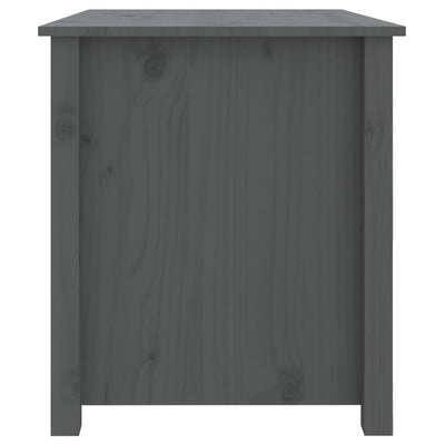 Sohvapöytä harmaa 71x49x55 cm täysi mänty