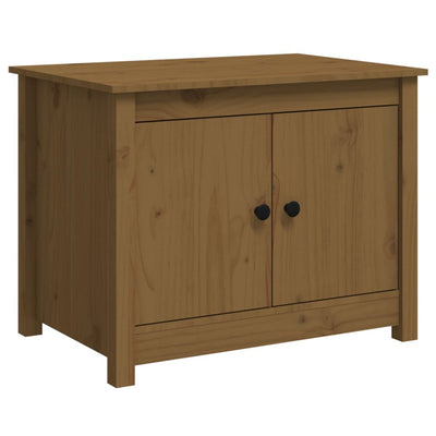 Sohvapöytä hunajanruskea 71x49x55 cm täysi mänty