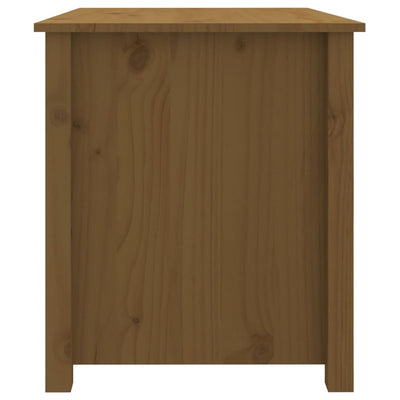 Sohvapöytä hunajanruskea 71x49x55 cm täysi mänty