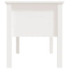 Valkoinen sohvapöytä Liubinca 102x49x55cm (mänty)