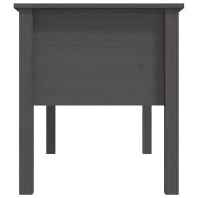 Sohvapöytä harmaa 102x49x55 cm täysi mänty