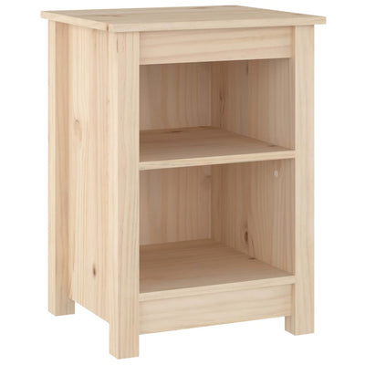 Yöpöydät 2 kpl 40x35x55 cm täysi mänty