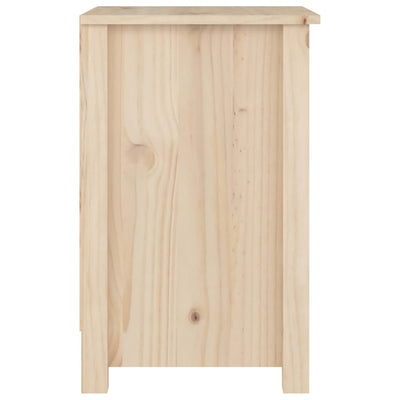 Yöpöydät 2 kpl 40x35x55 cm täysi mänty