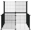Musta lemmikkihäkki ovella Rosini 35x35cm (20-paneelinen, teräs)