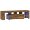 TV-taso LED-valoilla savutammi 140x36,5x40 cm