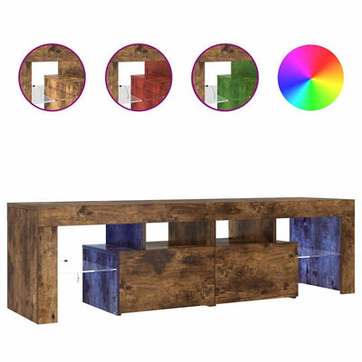 Savutammi tv-taso led-valoilla Grozdana 140x36,5x40cm