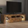 TV-taso LED-valoilla savutammi 140x36,5x40 cm
