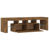 TV-taso LED-valoilla savutammi 140x36,5x40 cm