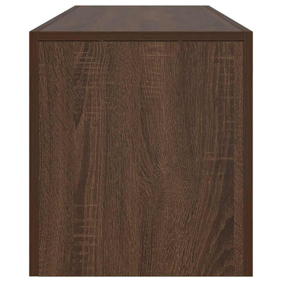 Ruskea tammi tv-taso led-valoilla Grozdana 140x36,5x40cm