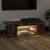 TV-taso LED-valoilla savutammi 90x39x30 cm