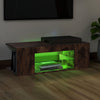 TV-taso LED-valoilla savutammi 90x39x30 cm
