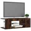 TV-taso LED-valoilla savutammi 90x39x30 cm