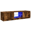 TV-taso LED-valoilla savutammi 140x40x35,5 cm