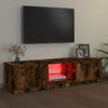 TV-taso LED-valoilla savutammi 140x40x35,5 cm
