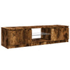 TV-taso LED-valoilla savutammi 140x40x35,5 cm