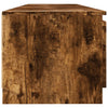 TV-taso LED-valoilla savutammi 140x40x35,5 cm